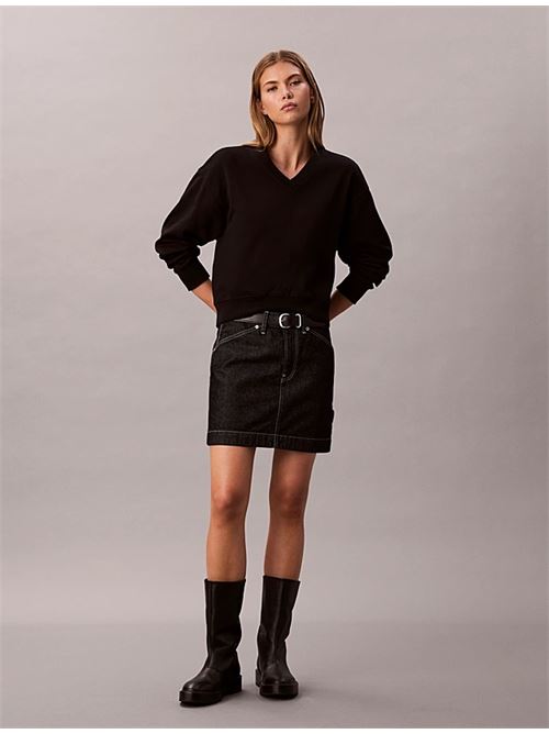 ls premium terry vnk sweatshirt CALVIN KLEIN JEANS | LV047E237GUB1